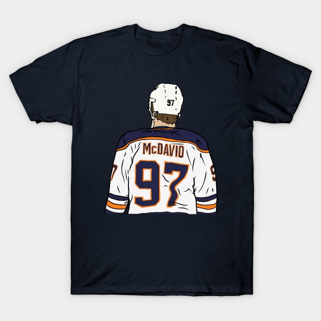 Connor McDavid Back-To T-Shirt by rattraptees